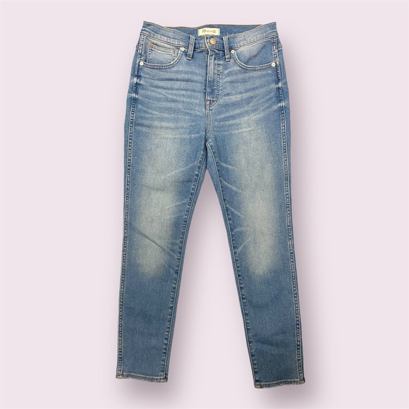 Madewell 10" High-Rise Skinny Crop Jeans in Horne Wash size 28 - Picture 7 of 11